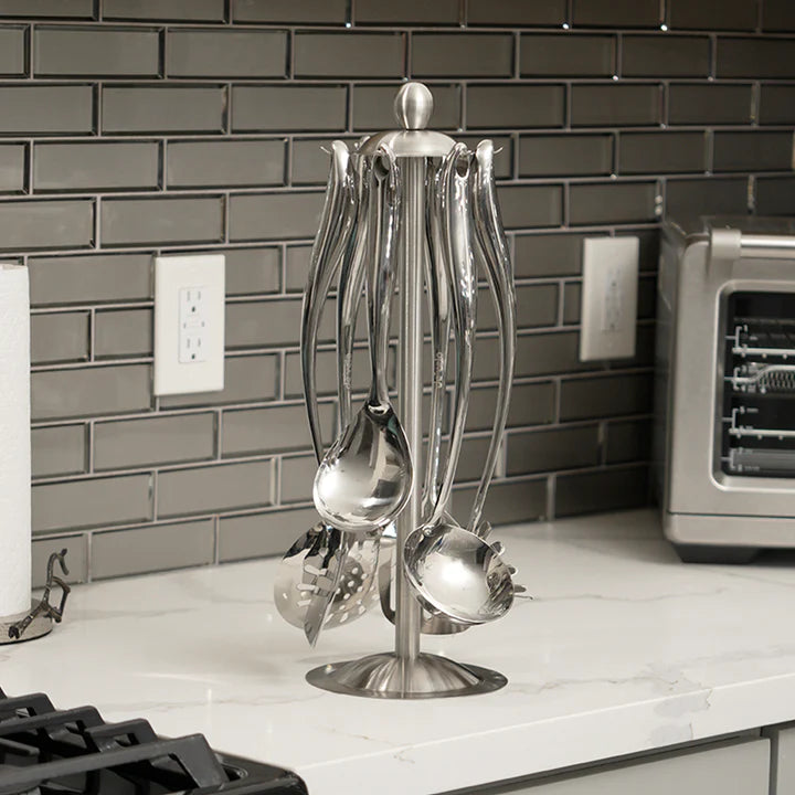 7-Piece Kitchen Utensil Set - Ergonomic and Elegant Handles