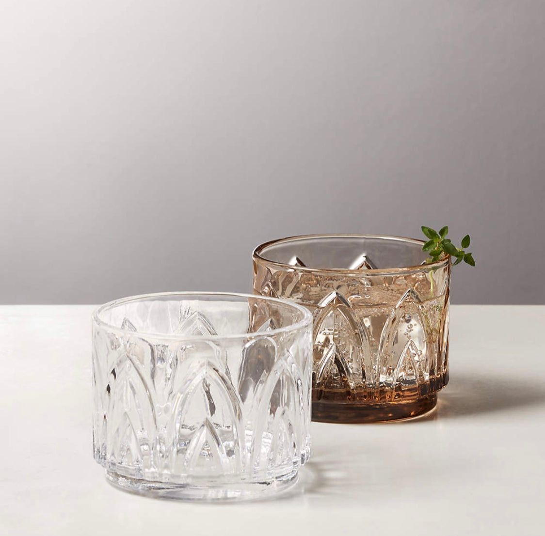 BUCHANAN STACKING DOUBLE OLD-FASHIONED GLASSES