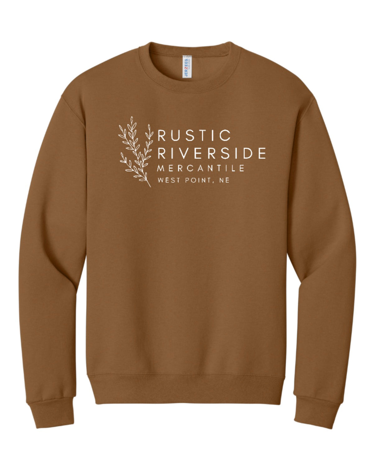 Rustic Riverside Mercantile LOGO crewneck sweatshirts