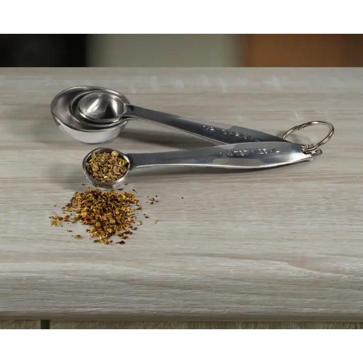 MEASURING SPOONS 4/ST Gold