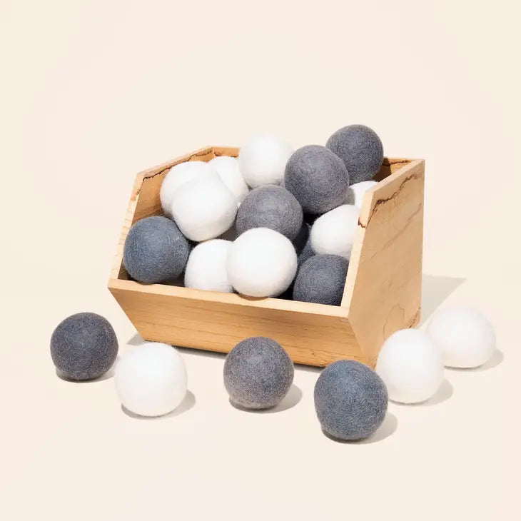 WOOL DRYER BALLS set of 6