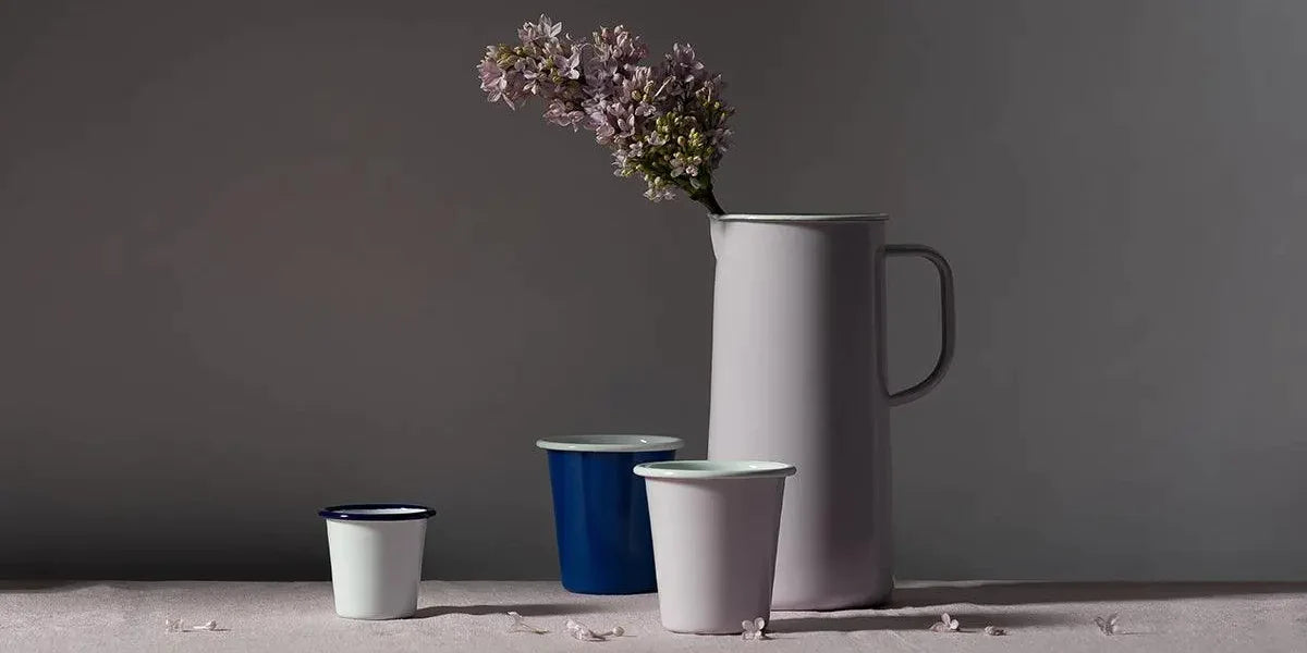 FALCON ENAMELWARE PITCHERS