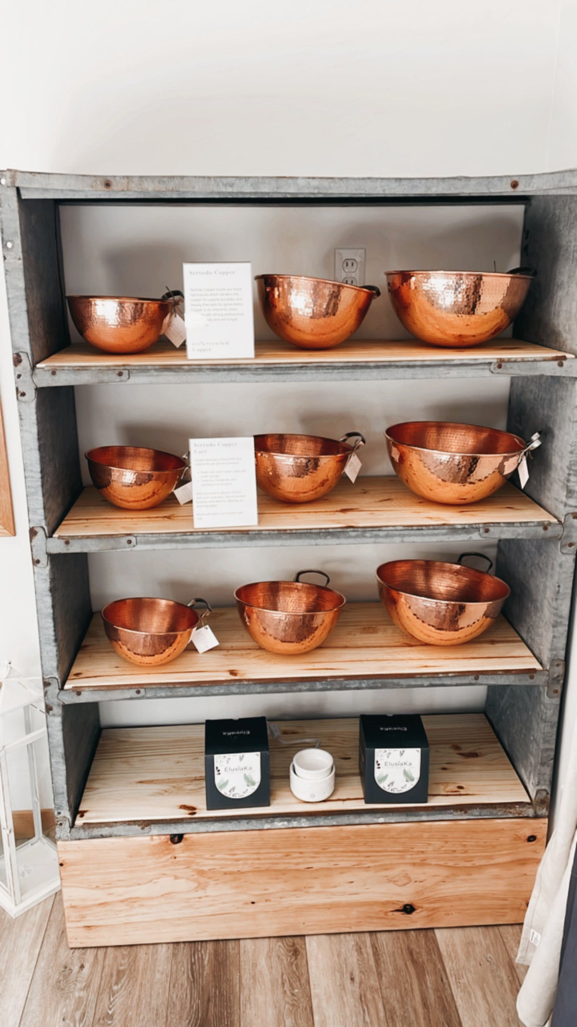 COPPER MIXING BOWLS