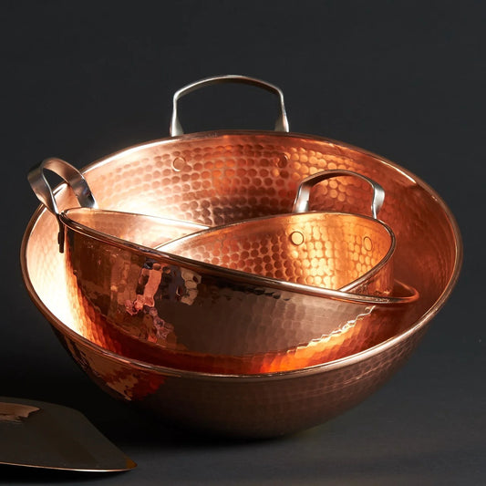 COPPER MIXING BOWLS