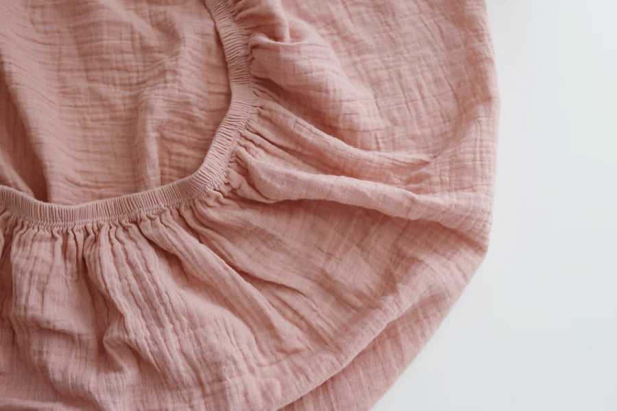MUSLIN CRIB SHEETS
