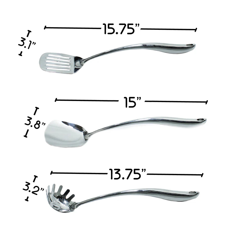7-Piece Kitchen Utensil Set - Ergonomic and Elegant Handles