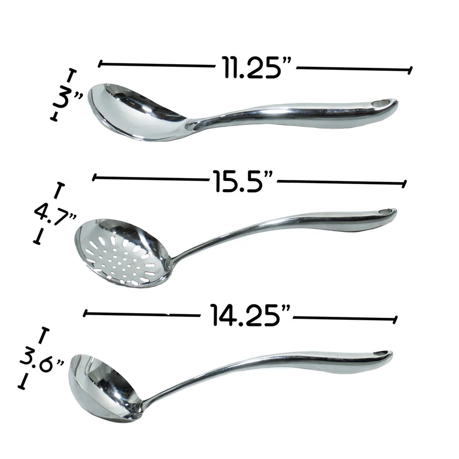 7-Piece Kitchen Utensil Set - Ergonomic and Elegant Handles