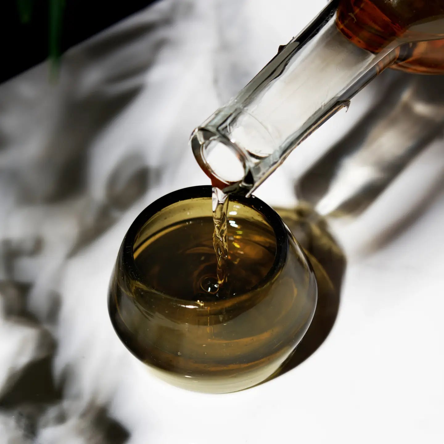 VISKI--Tequila Copita Handmade Recycled Glass