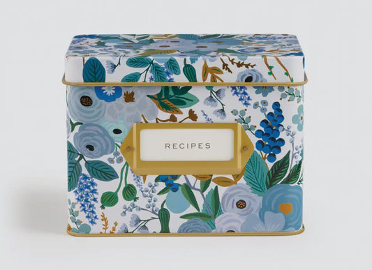 TIN RECIPE BOX