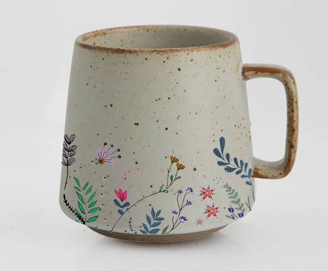 STONEWARE MUGS