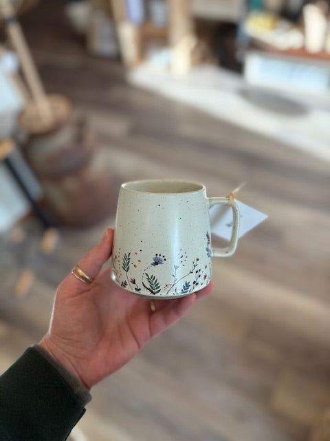 STONEWARE MUGS