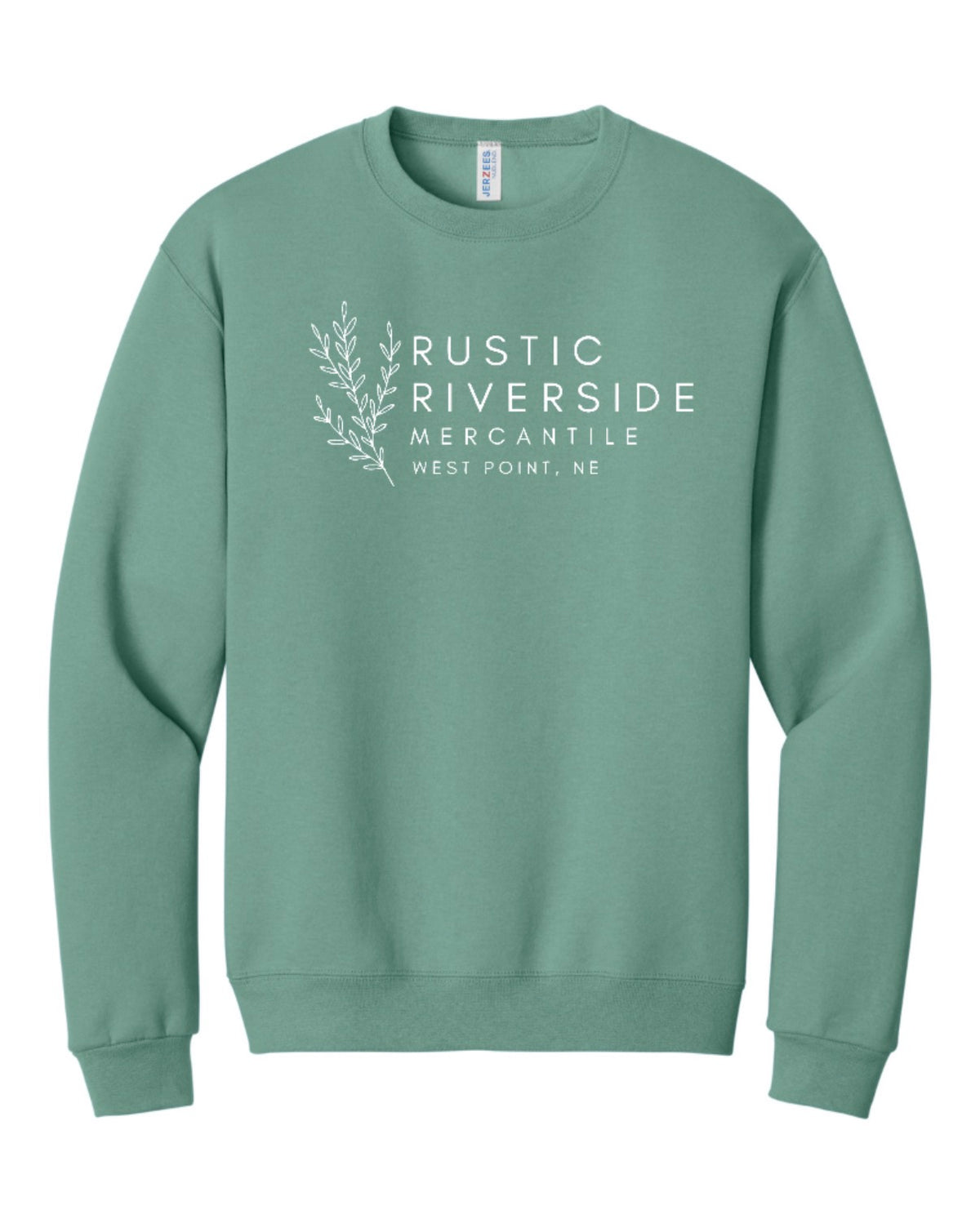 Rustic Riverside Mercantile LOGO crewneck sweatshirts