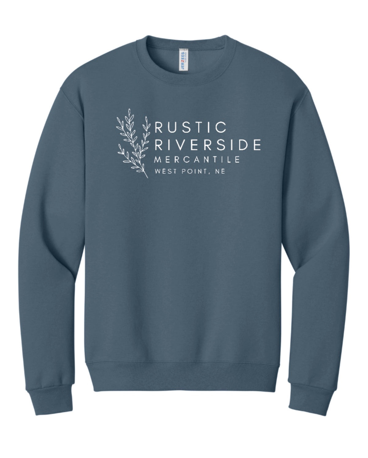 Rustic Riverside Mercantile LOGO crewneck sweatshirts