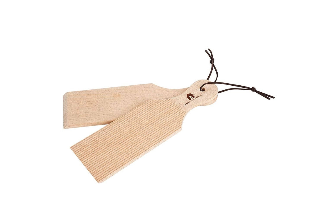 Farm To Table Natural Wood Butter Paddles, Set of 2