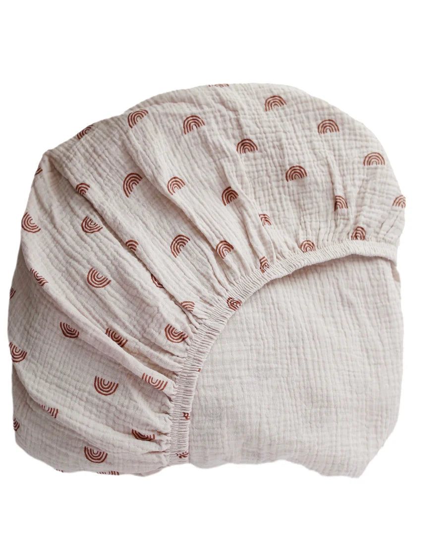 MUSLIN CRIB SHEETS